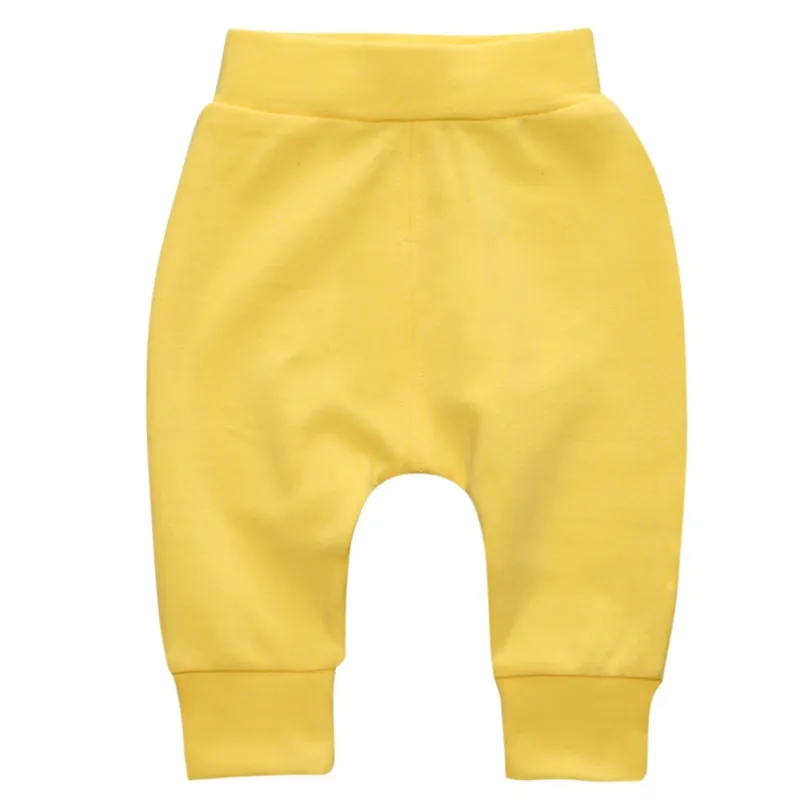 yellow Новые детские хлопковые штаны, свободные и удобные уличные детские штаны для маленьких мальчиков и девочек - Цвет: yellow