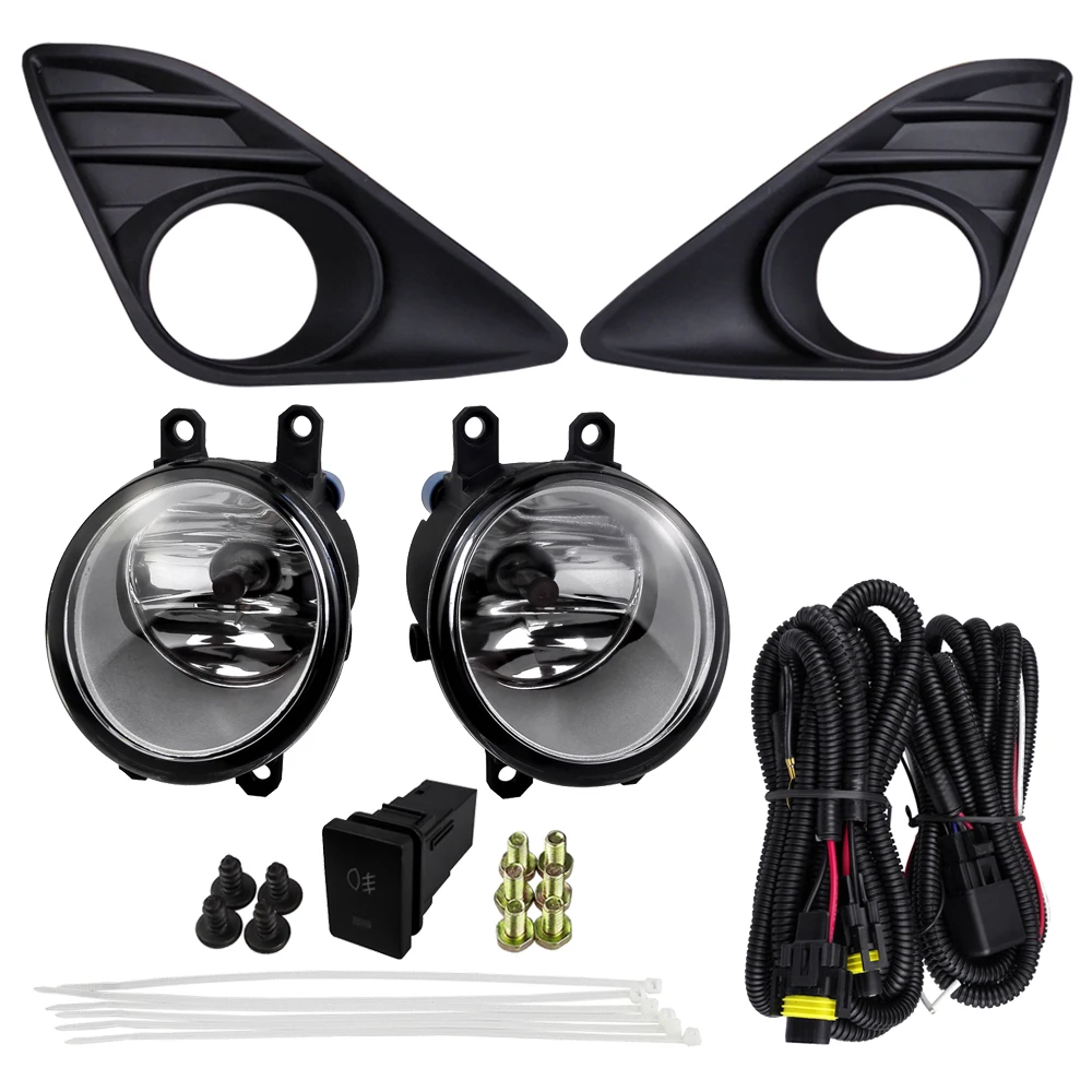 

Auto Decoration Fog Light Kits For Toyota CAMRY 2012 Left Right Driving Lamp 55W 12V Yellow Halogen Bulb High Power Work Light