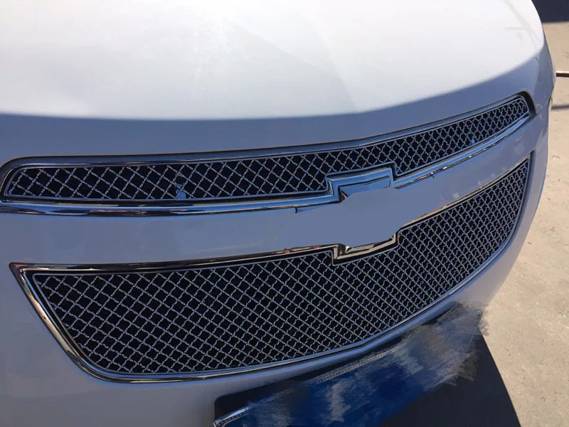 Ячеистая Передняя решетка решетки 2 шт. для Chevy cruze 2009 2013|grille insert|front grillgrill front |