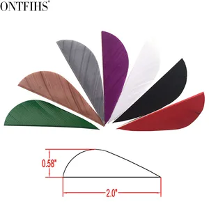 100 PCSONTFIHS стрельба из лука Fletches 2 