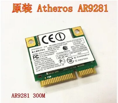 WLAN Беспроводная карта Atheros AR5009 AR9281 AR5B91 300M Half Mini PCI e|wireless card|half mini pci-ewlan card |