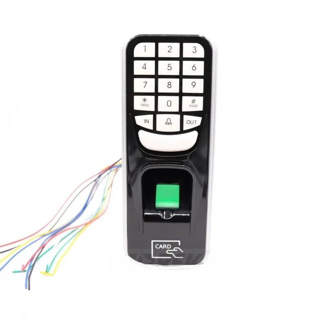 Bio Fingerprinter RFID 125khz EM Card standalone keypad with U disk export interface for door access control+power supply | Безопасность