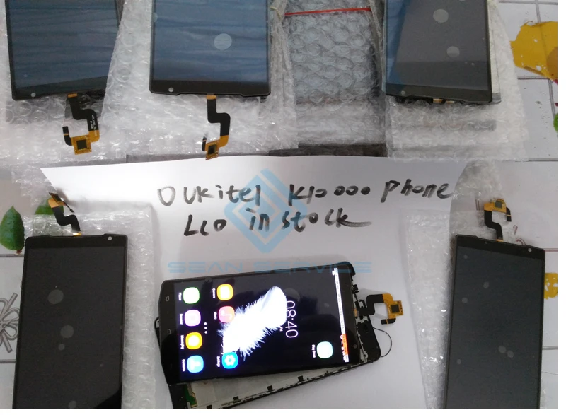 Для Oukitel K10000 Оригинальный ЖК дисплей + кодирующий преобразователь сенсорного