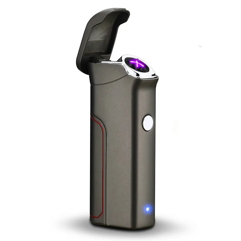 Новейшая usb-зажигалка для зарядки ветрозащитная Электронная зажигалка сигарет