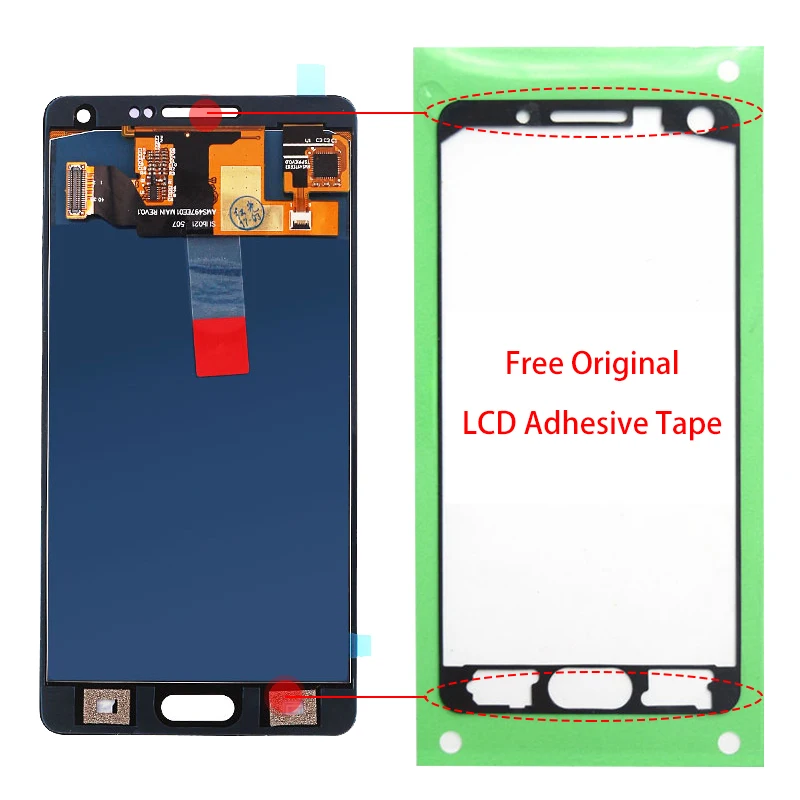AAA Quality LCD For Samsung Galaxy A5 2015 A500 A500M A500F A500H Display Screen Touch Digitizer Assembly Can Adjust Brightness | Мобильные