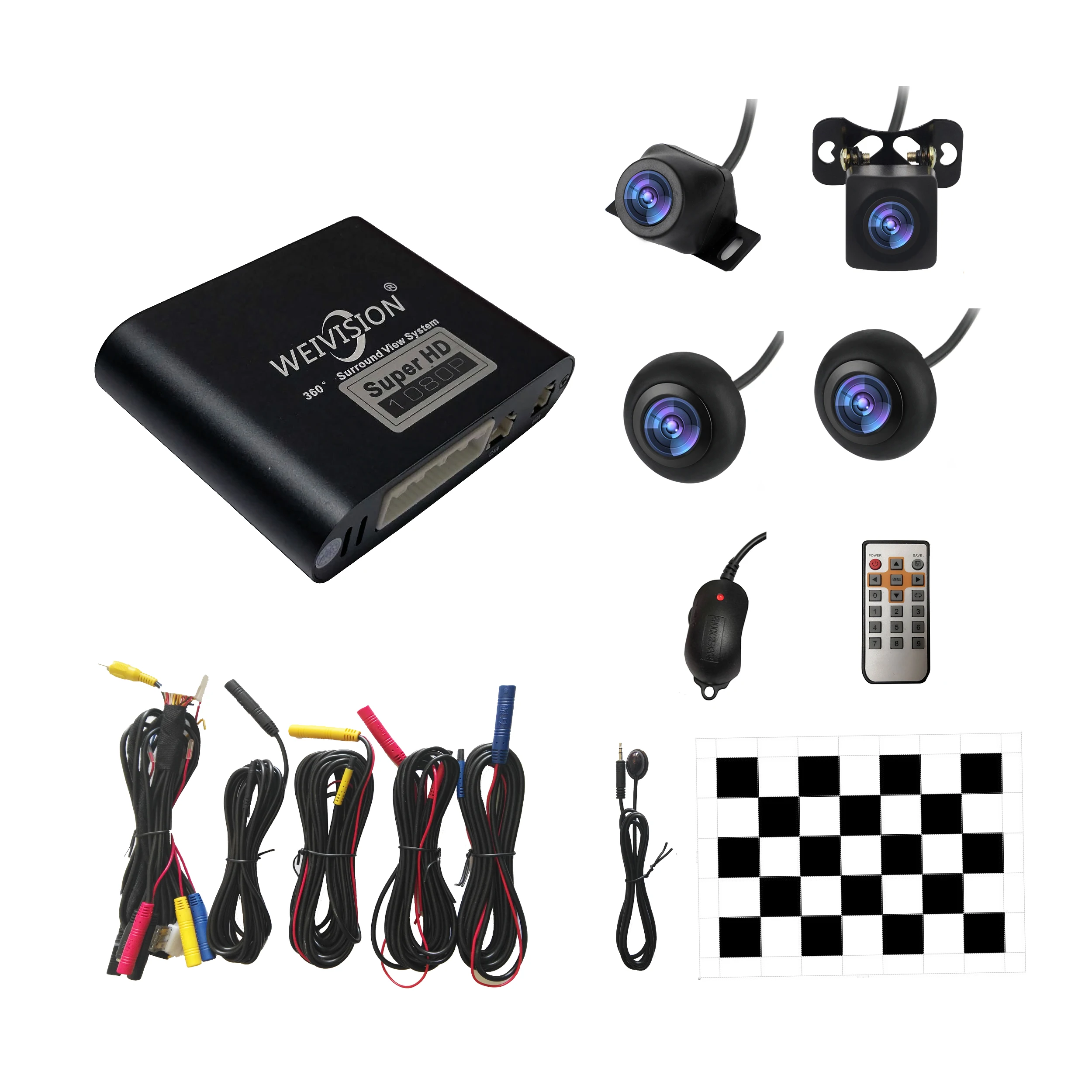 Система мониторинга автомобиля Bridview Surround 1080P HD 360 панорамный обзор система камер