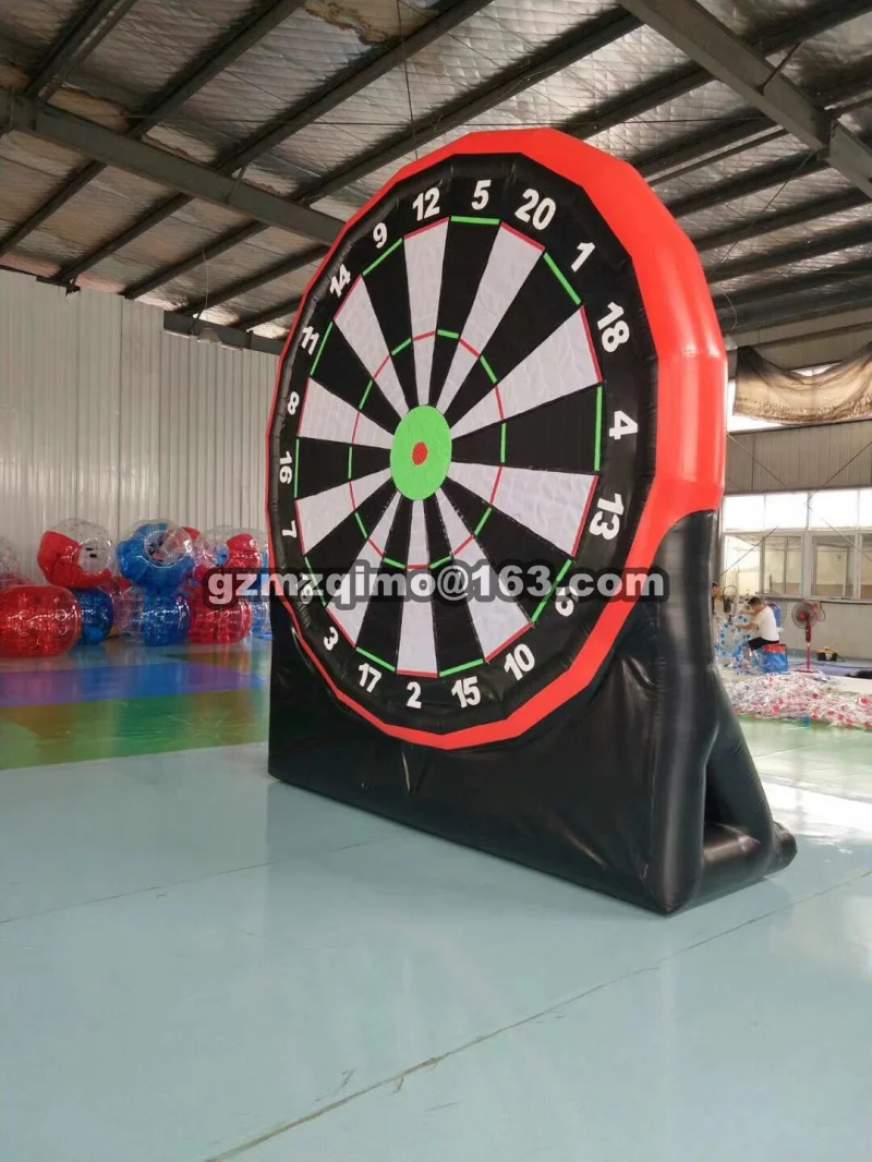 MZQM 3m big inflatable foot dart board/inflatable football soccer board game/giant darts game | Игрушки и хобби