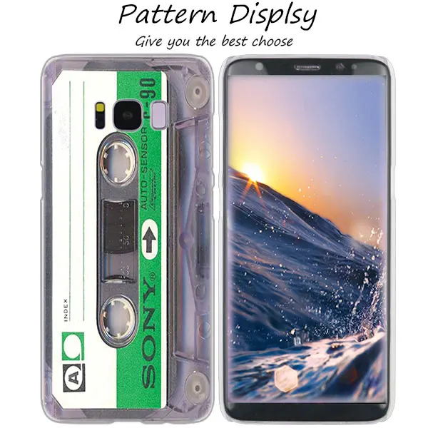 07 MLLSE классический старый кассета модный прозрачный чехол для samsung Galaxy S10 Lite S9 S8 Plus S7 S6 Edge S5 S4 Mini чехол - Цвет: 07