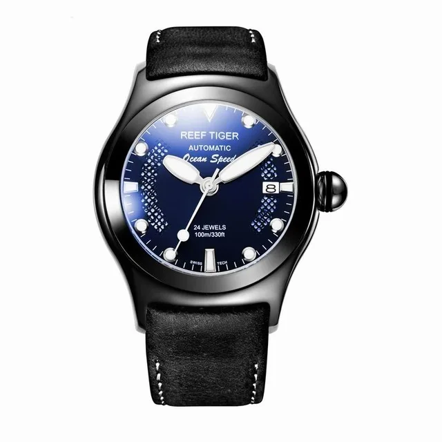 Мужские наручные часы Reef Tiger Aurora Serier RGA704 модные деловые автоматические
