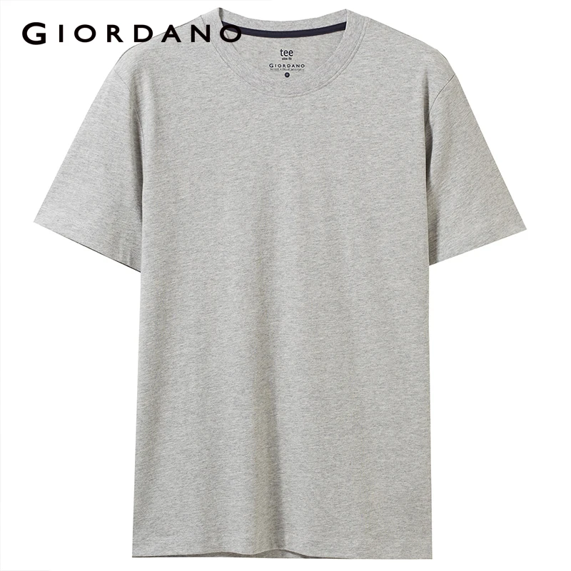 Giordano футболка мужская две пары комбинированных футболок с коротким рукавом и круглым воротом, две футболки идут в паре и имеют широкий выбор цвет и размеров
