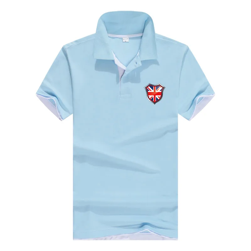 Springfish бренд 2019 PlusSize Англия мужские поло Короткие рубашки Smart &amp Деловая одежда
