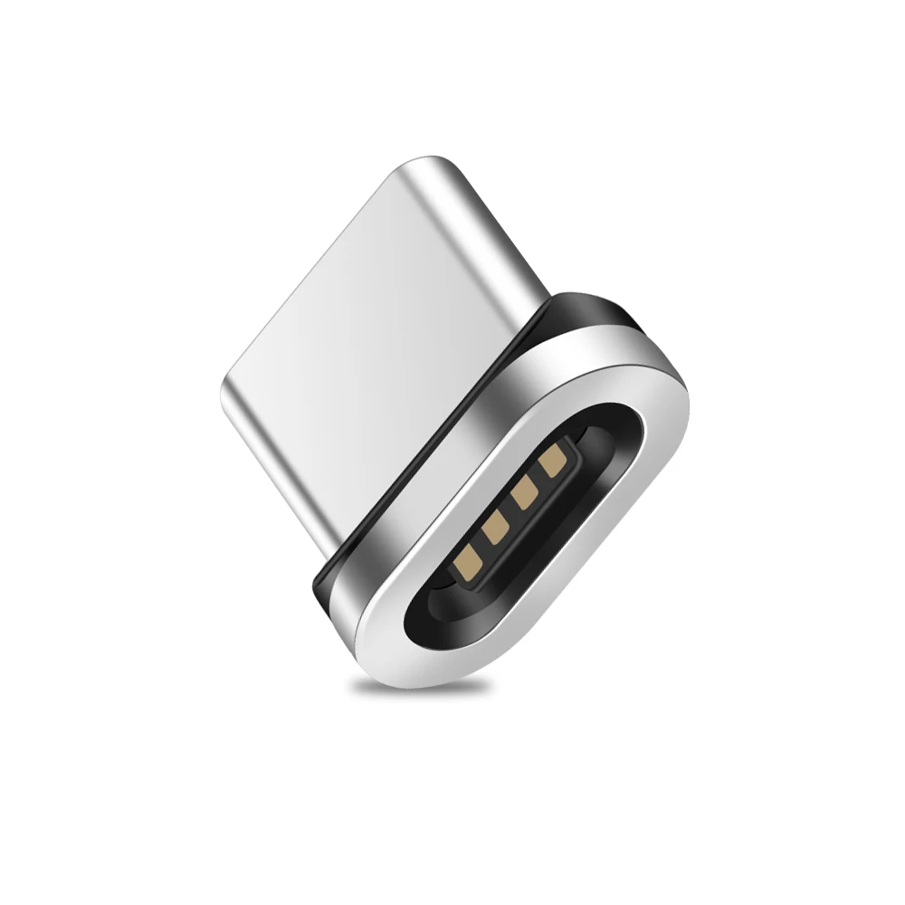 Магнитный кабель type-C 3 A, 1 м, USB C, кабель для быстрой зарядки, USB-C, магнитный кабель, зарядное устройство для samsung S9, s8, Note 9, huawei mate 20 Lite, type-C - Цвет: Type C plug