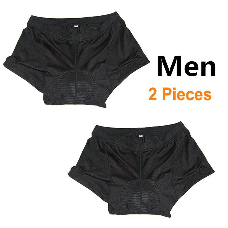 2 piece black(men) YKYWBIKE велосипедные шорты мужские женские MTB бермуды велосипед Нижнее белье высокое качество Pro Мягкие Шорты Горный велосипед трикота шорты - Цвет: 2 piece black(men)