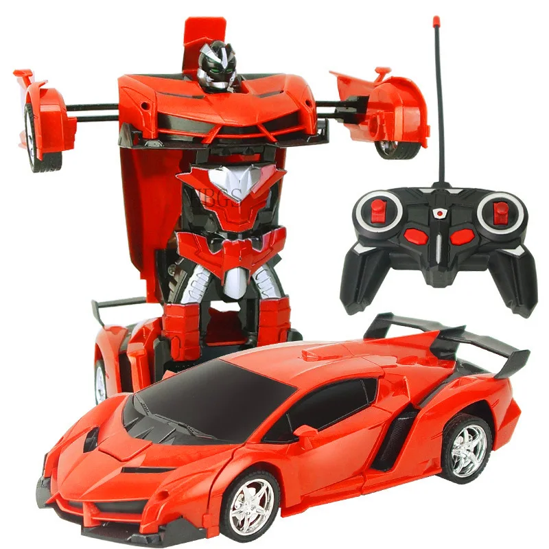 Electric RC Car Transformation Robot Toy Remote Control Deformation Robots Children Toys | Игрушки и хобби