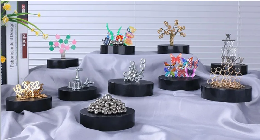 

Magnetic Sculpture Free Swing Magnet Toys Diy Home Decoration Magnetic Sculptures magentic desk art sculpture