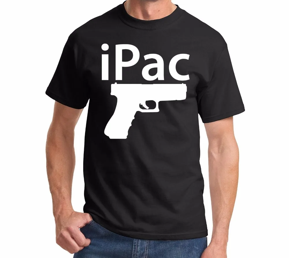 Humour iPac Pistol Second advation 2 й пистолет права скрытый носить тройник футболка Новое