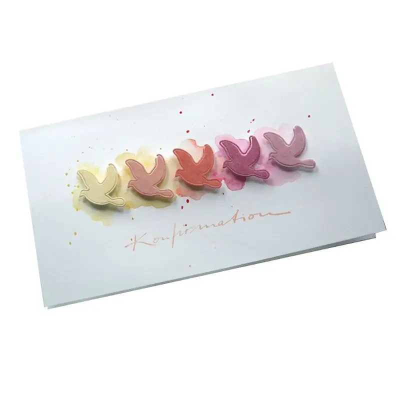 Птица металла резки плашки трафарет для скрапбукинга &quotсделай сам&quot штамп