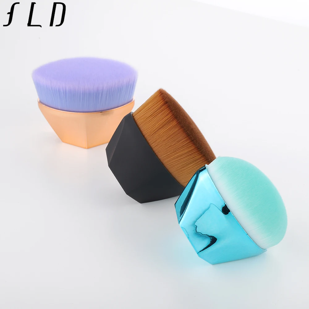 FLD 1Pcs 14 Colors Premium Foundation Brush Powder Face Makeup Cosmetic Tools Kit High Quality Portable Beauty Essential | Красота и