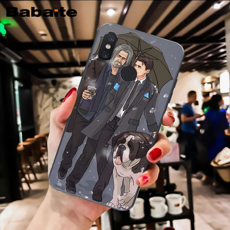 Babaite Детройт стать человеком Android RK800 Кара чехол для телефона Xiaomi MiA1 A2 lite F1 Redmi8 4X 5Plus