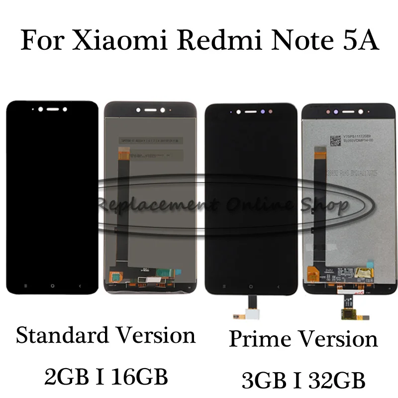Высококачественный ЖК дисплей для Xiaomi Redmi Note 5A Prime Pro Y1 Lite дигитайзер экран