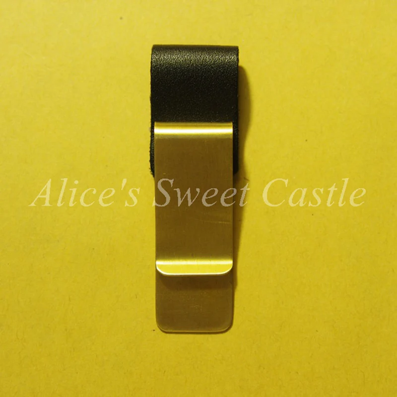 Латунный Зажим для ручки 2 размера винтажной кожаной записной книжки из воловьей