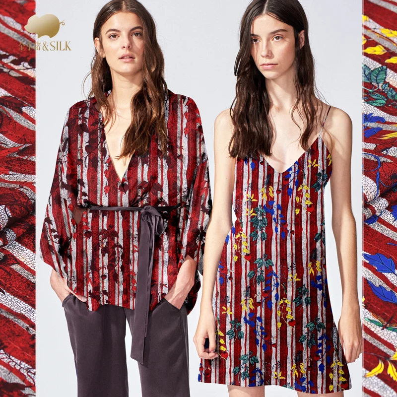 112 см Шелковая эластичная Двойная Ткань Джо мягкая шелковая ткань против морщин