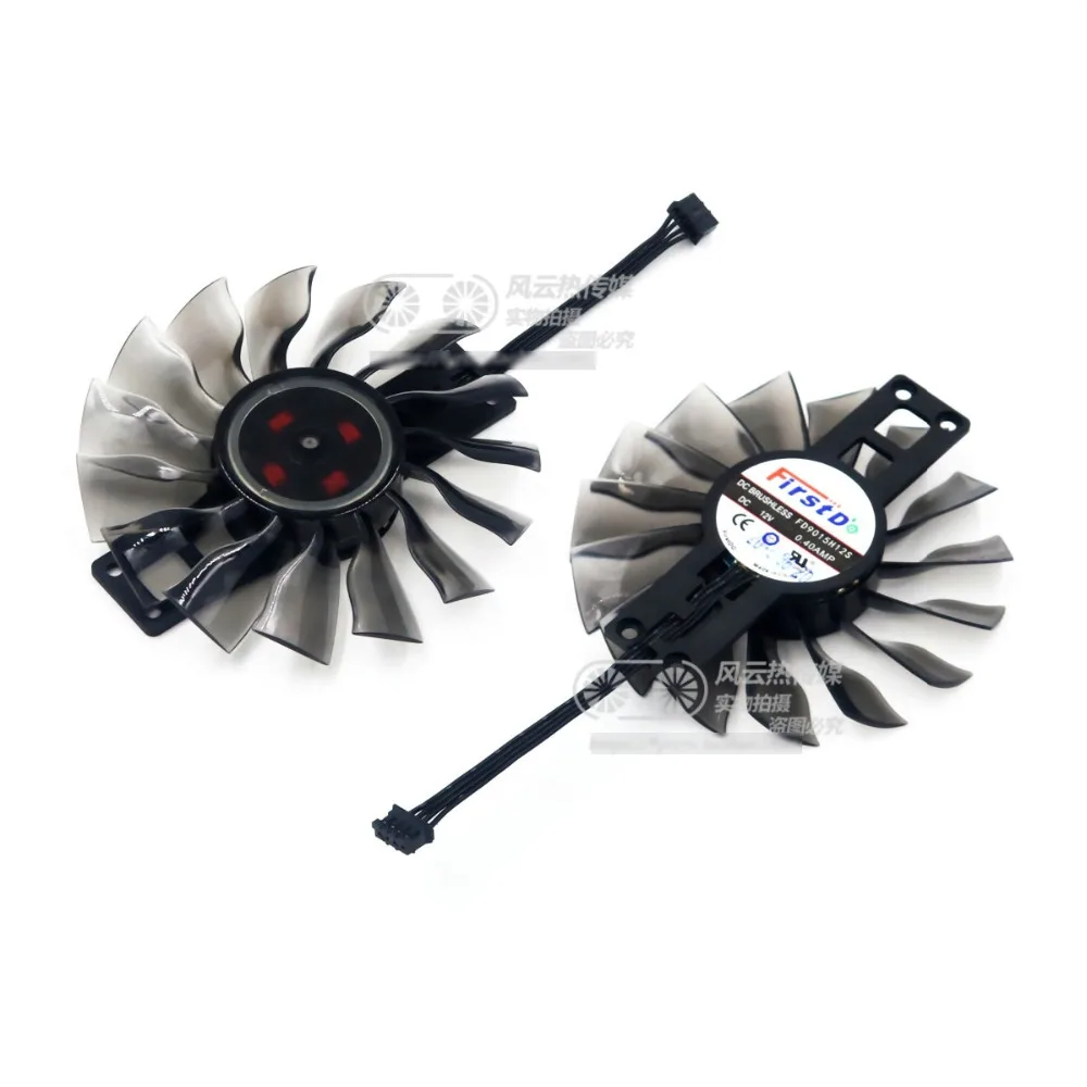 Для PALIT GTX1060 JETSTRREAM видеокарта вентилятор охлаждения FD9015H12S DC12V 0.40A