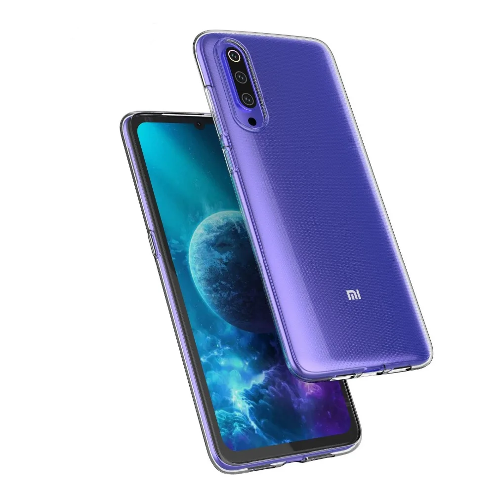 Прозрачный мягкий чехол из ТПУ для Mi 9 задняя крышка Xiaomi 8 Lite Redmi Note 7 6 5 тонкий