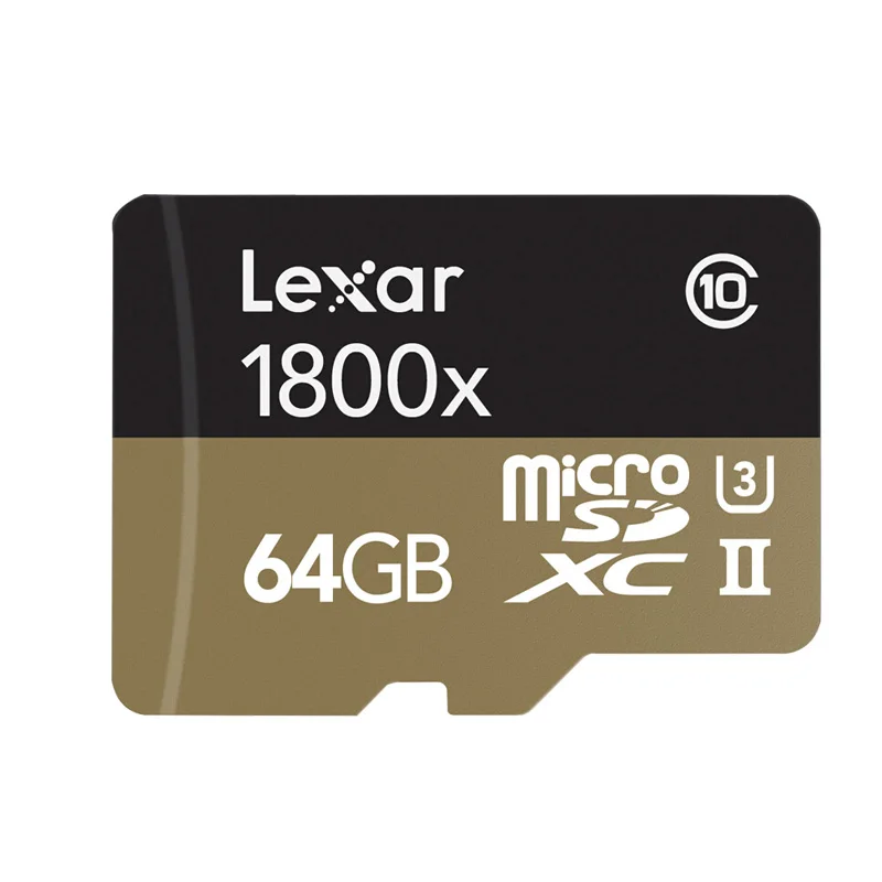 TF-1800X-64GB Lexar memoria карты Micro sd карта 270 МБ/с. 1800x64 GB microsd TF карты флэш-памяти UHS-II SDXC U3 для беспилотная спортивная видеокамера - Емкость: TF-1800X-64GB