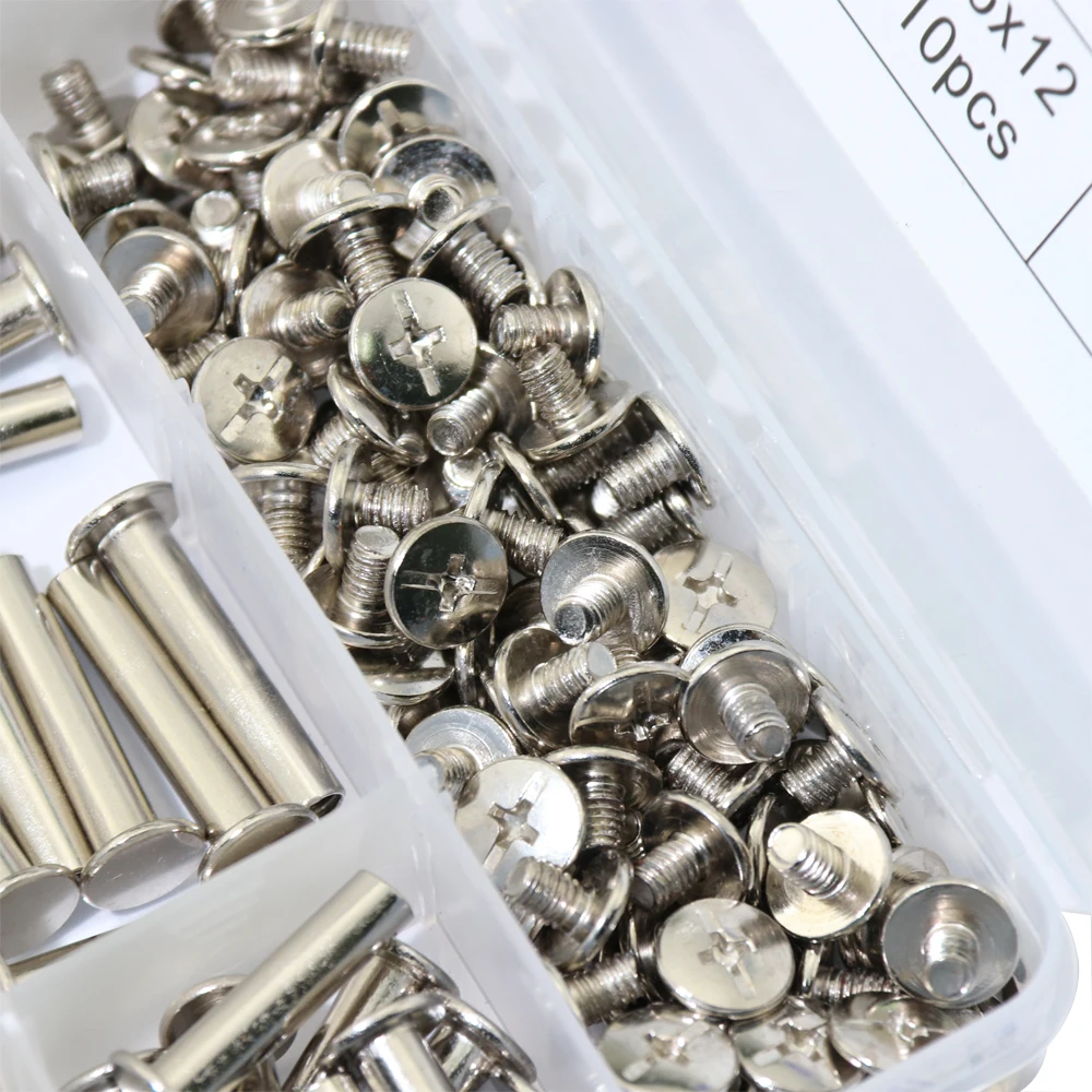 240 шт./210 шт. никелированные винты для фотоальбомов|kit kits|kit screwnickel screws |