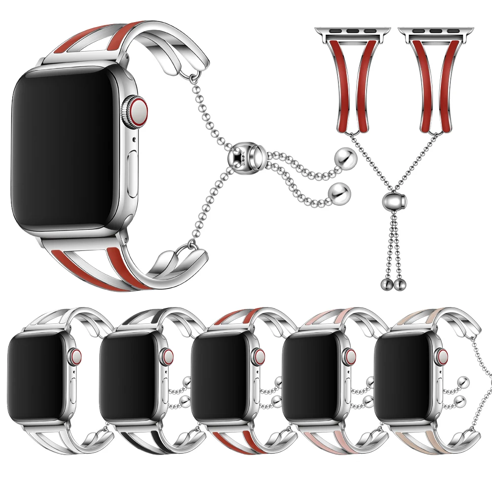 

Браслет-цепочка для Apple Watch 38 мм 42 мм 40 мм 44 мм 41 мм 45 мм 49 мм