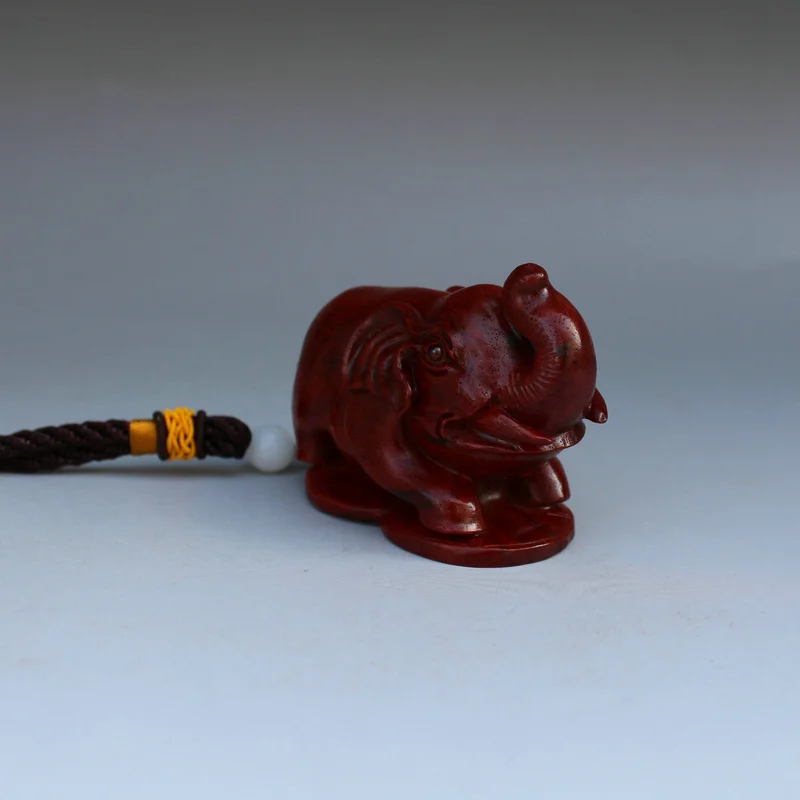 Lobular Красное сандаловое дерево Слоны ручная игра штуки красное