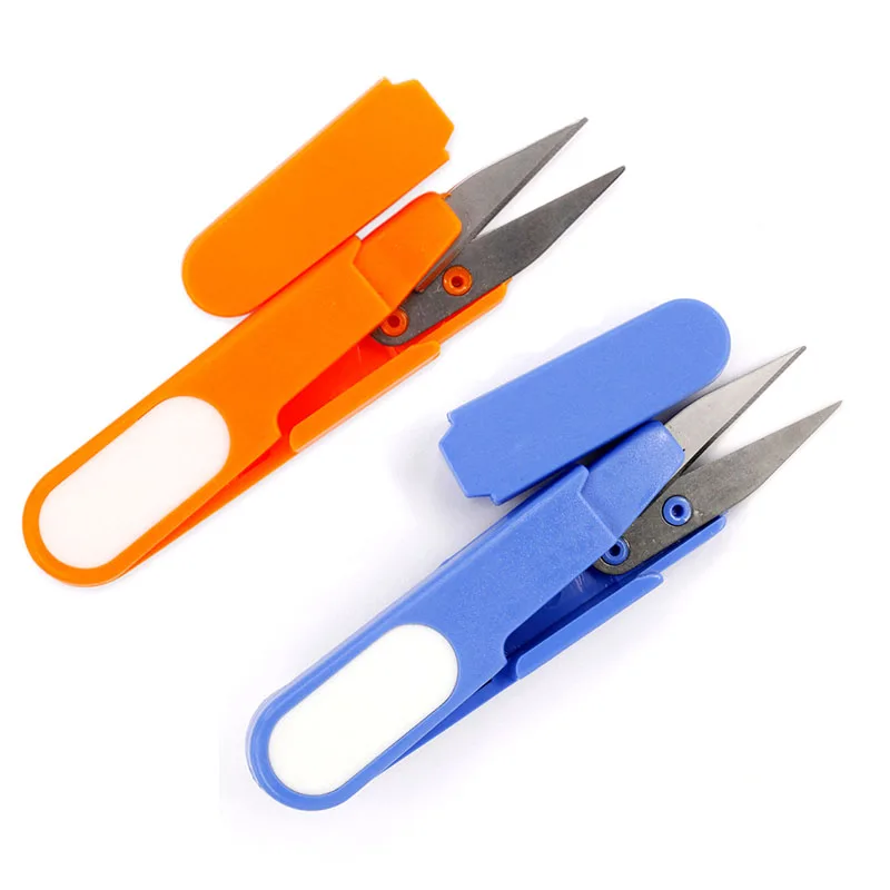 Multi-function portable scissors color protective cover small for outdoor fishing home sewing DIY crafts production | Инструменты