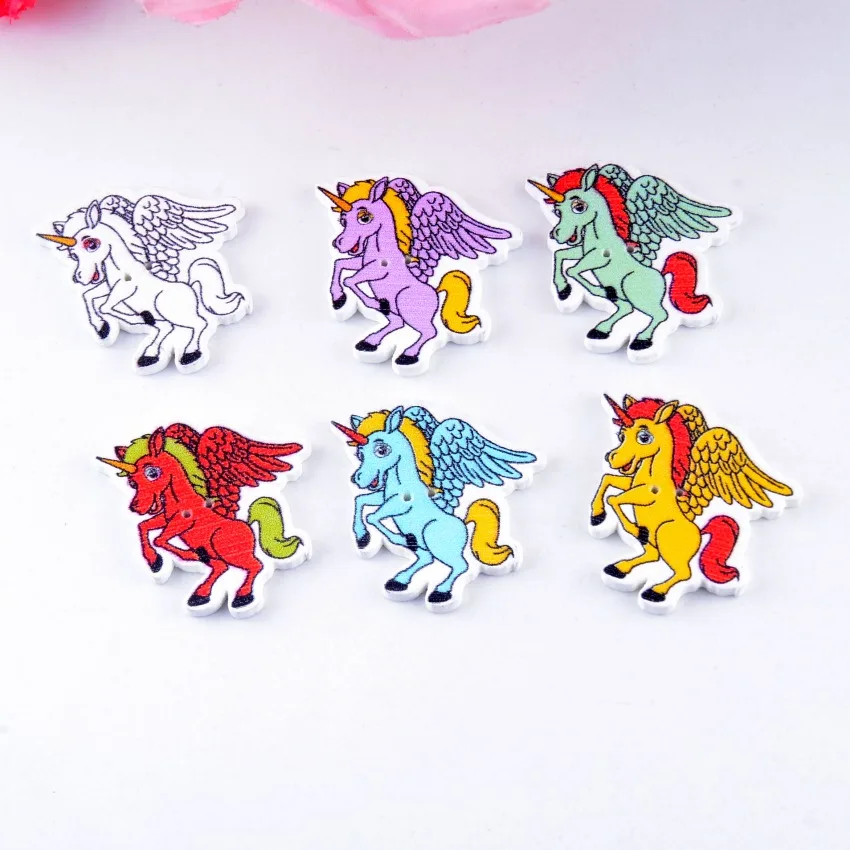 30 шт. деревянные пуговицы для шитья скрапбукинга | Дом и сад