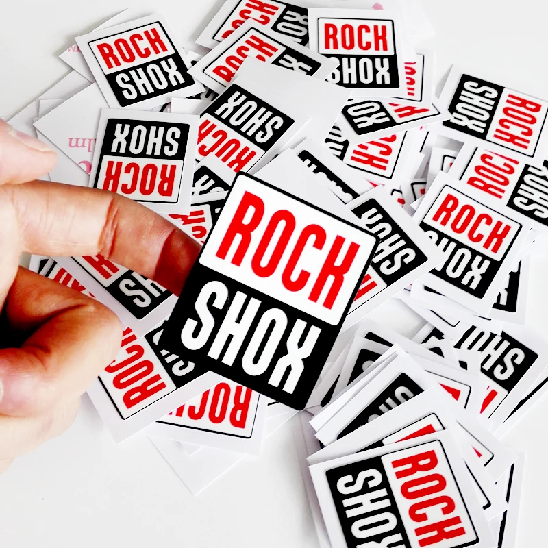 5 шт., наклейка для велосипеда, для ROCK SHOX, вилка, наклейка для велосипеда, водяная Марка, наклейка для горного велосипеда, передняя вилка, протектор, наклейки