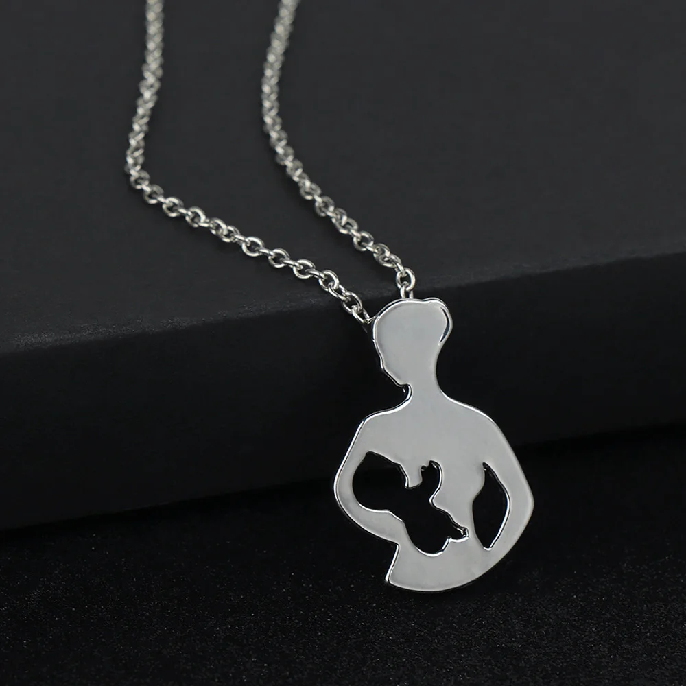 Ожерелье цепочка с кулоном для мамы и ребенка|Ожерелья подвеской| |