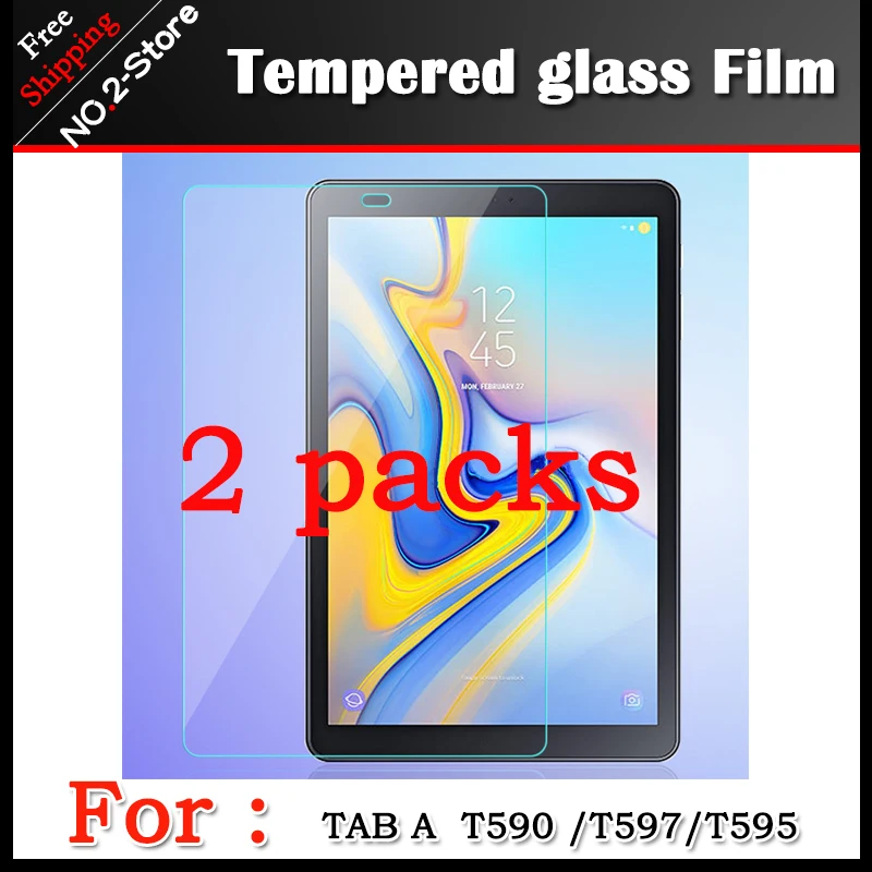 

Tempered Glass Film For Samsung Galaxy Tab A 10.5 T590 T595 T597 Explosion-proof membrane Fo SM-T590 SM-T595 10.5 inch 2 packs