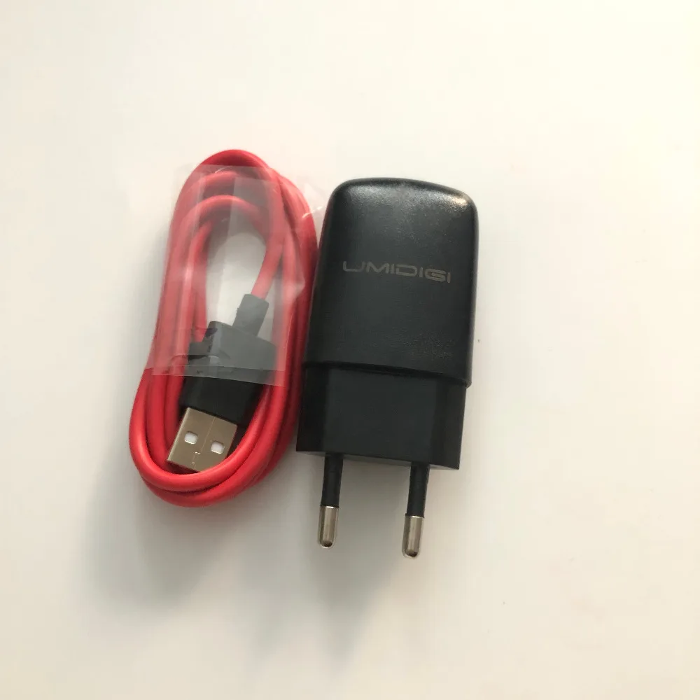 Новое зарядное устройство для путешествий + USB-кабель смартфона UMIDIGI C Note 2 MT6737T Quad