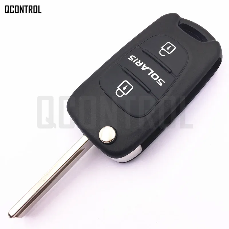 QCONTROL Автомобильный Дистанционный ключ 433 МГц для HYUNDAI Solaris OKA 185T CE0682|for hyundai key|car