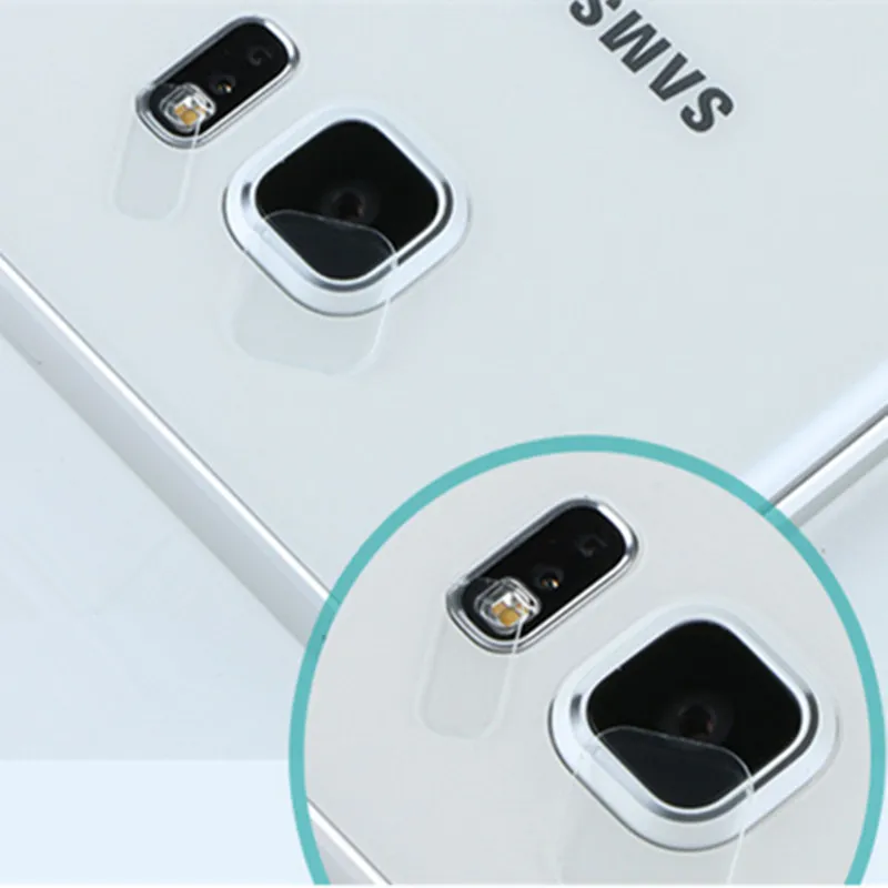 50x объектив для задней камеры + вспышка гибкое закаленное стекло Samsung Galaxy S6 S7 Edge
