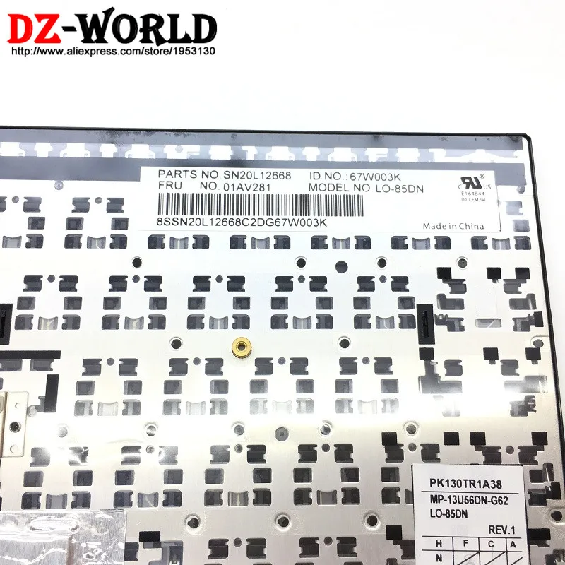 Новая Оригинальная Скандинавская клавиатура NDC для ноутбука Lenovo Thinkpad E450 E450C E455 E460