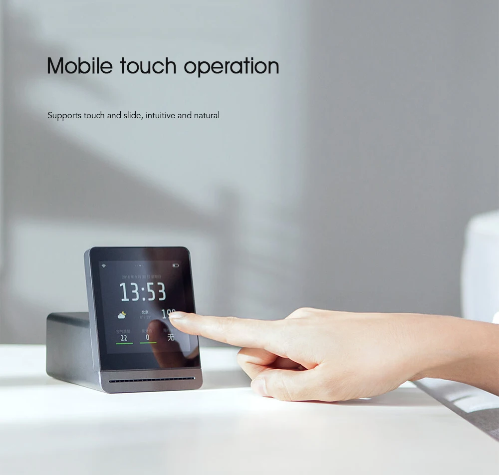 Xiaomi Mijia ClearGrass Air ips экран мобильный сенсорный монитор retina сенсорное управление Крытый открытый прозрачный газон детектор воздуха