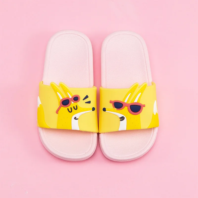Дети мультфильм животные Домашние садовые туфли для маленьких мальчиков и