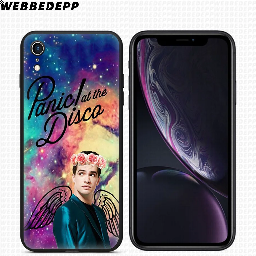 WEBBEDEPP Panic At The Disco Soft Silicone Case for iPhone 11 Pro Xr Xs Max X or 10 8 7 6 6S Plus 5 5S SE |