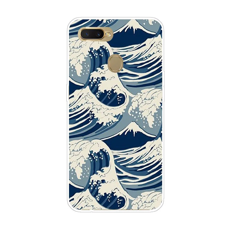 For OPPO A7 Case Silicon Space imagine Painting Soft TPU Back Cover for OPPOA7 Phone protect Bags shell |