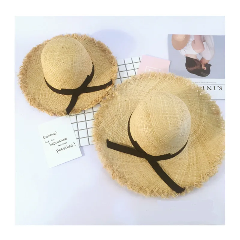 Летняя одежда для родителей и ребенка флоппи с перекрестными шнурками из волокна