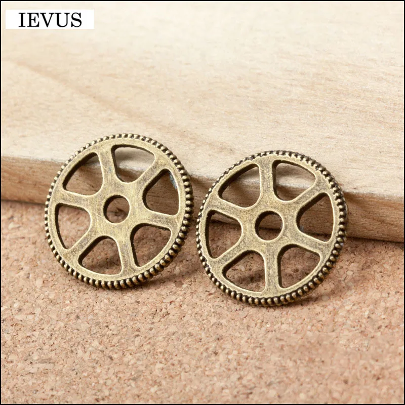 Подвеска с античным бронзовым покрытием 10 шт./лот диаметр 20 мм|steampunk charms|gears craftwheel