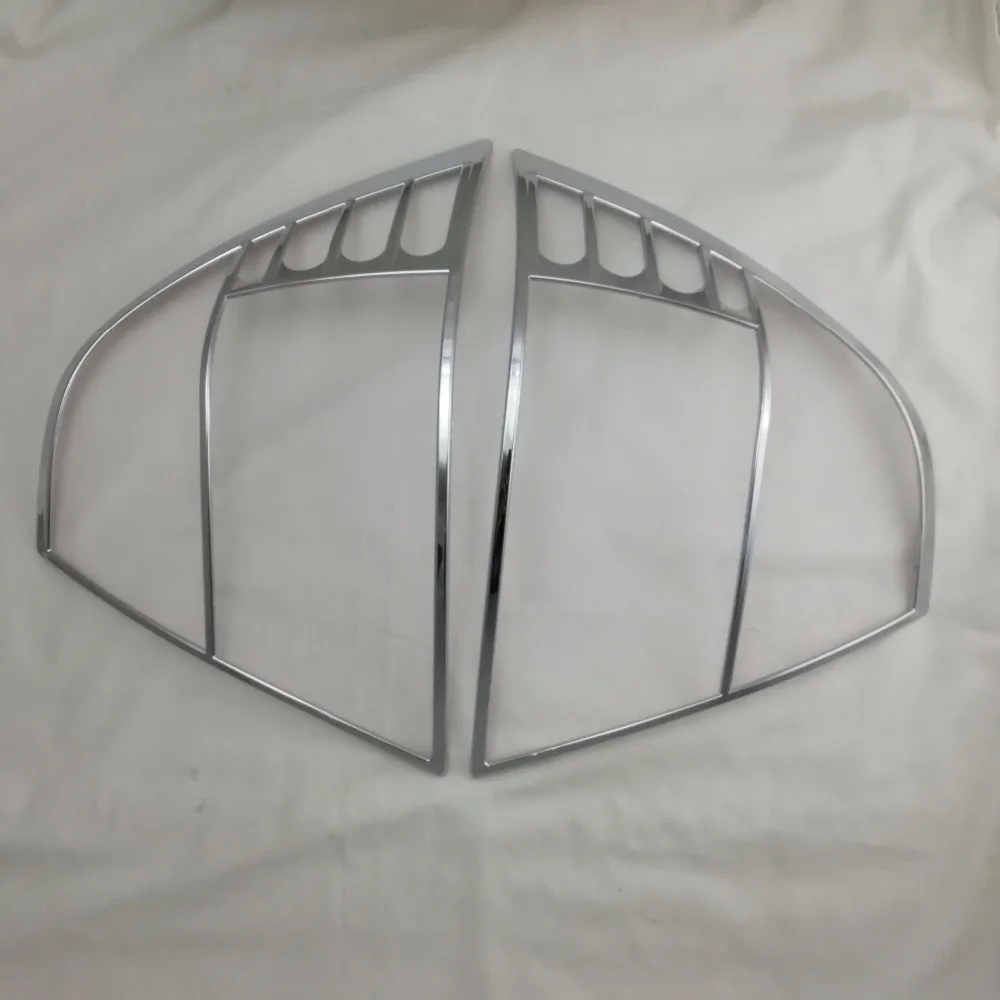 2 шт. хромированная задняя крышка автомобильного заднего фонаря из АБС-пластика