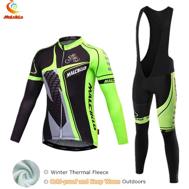 Зимний велосипедный костюм Maillot одежда теплый флисовый комплект одежды для