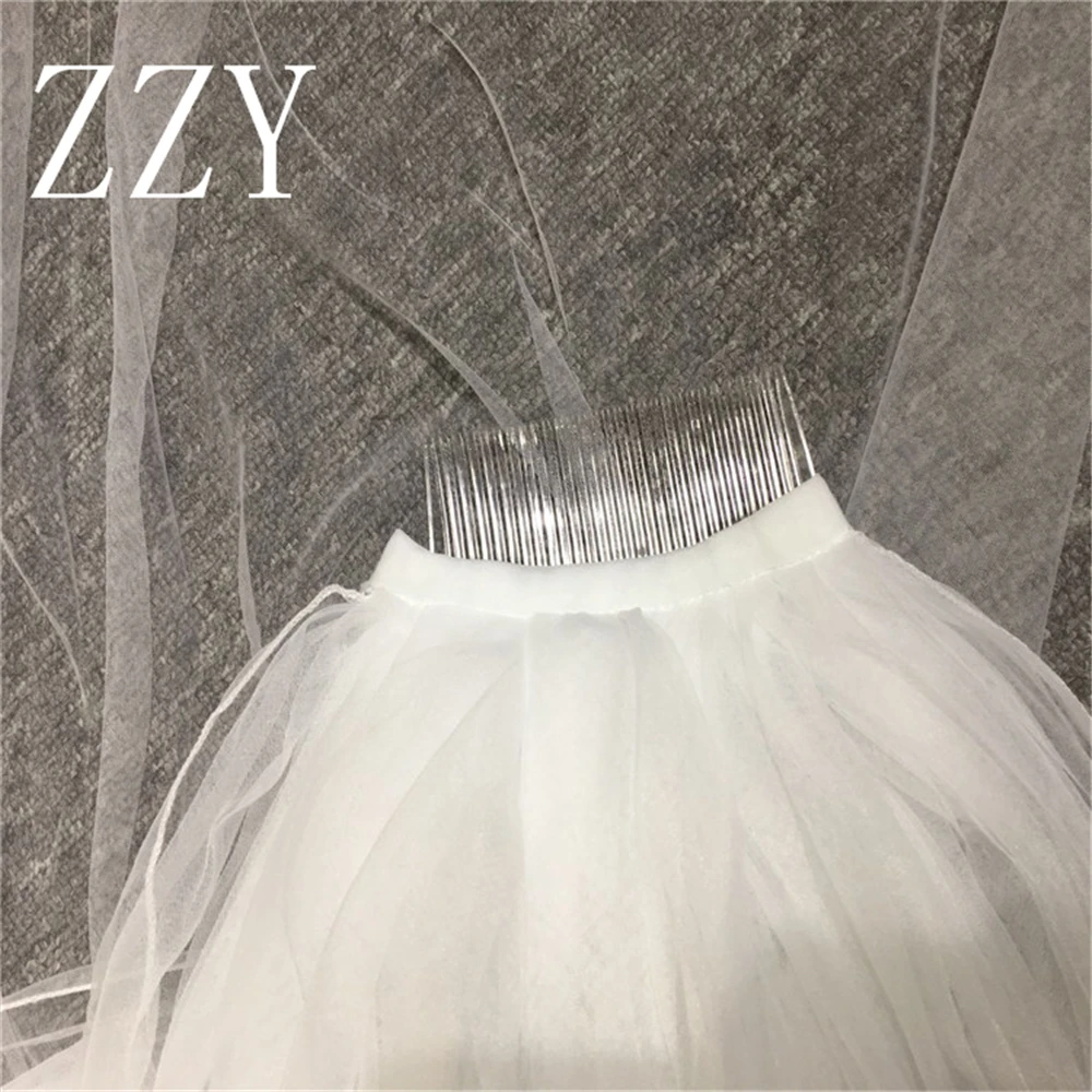 

Фата свадебная с кружевной отделкой, винтажная белая, цвет слоновой кости, аксессуары для свадебного платья